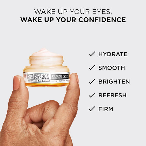 IT Cosmetics Confidence in an Eye Cream, anti Aging Eye Cream for Dark Circles, Crow'S Feet, Lack of Firmness & Dryness, 48HR Hydration with 2% Super Peptide Concentrate, for Day + Night