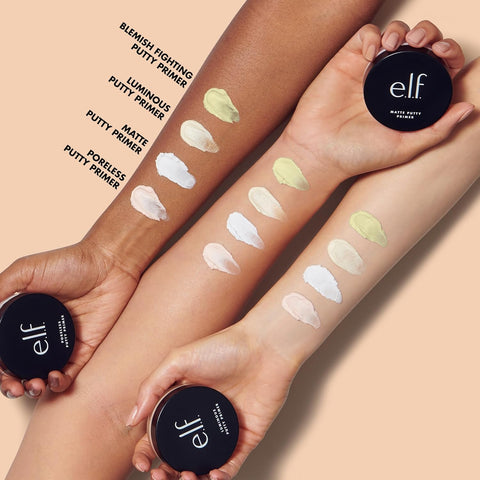 Poreless Putty Primer, Silky, Skin-Perfecting, Lightweight, Long Lasting, Smooths, Hydrates, Minimizes Pores, Flawless Base & Finish, All-Day Wear, Ideal for All Skin Types, 0.74 Fl Oz