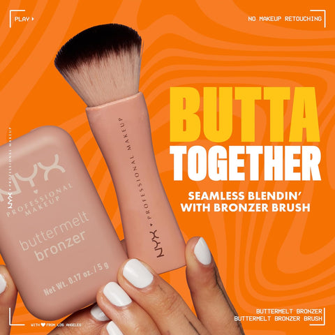 NYX PROFESSIONAL MAKEUP Matte Buttermelt Bronzer, Longwear Face Makeup with up to 12 Hours of Wear, Vegan Formula - Butta Biscuit