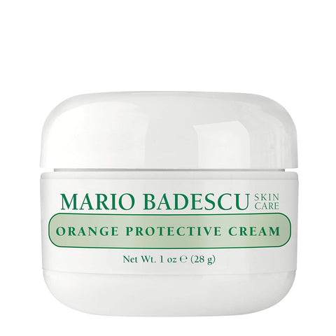 Mario Badescu Orange Protective Face Cream - Radiance-Boosting Face Moisturizer Infused with Orange Peel Extract - Moisturizer Face Cream That Replenishes Skin & Helps Defend against Dehydration, 1 Oz