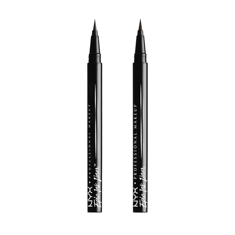 NYX PROFESSIONAL MAKEUP Epic Ink Liner, Waterproof Liquid Eyeliner - Black, Vegan Formula