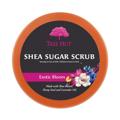 Tree Hut Exotic Bloom Shea Sugar Exfoliating & Hydrating Scrub, 18 Oz