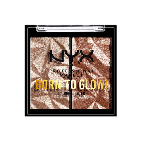 NYX PROFESSIONAL MAKEUP Born to Glow Icy Highlighter Duo - Platinum Status