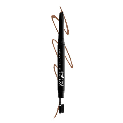 NYX PROFESSIONAL MAKEUP Fill & Fluff Eyebrow Pomade Pencil, Taupe