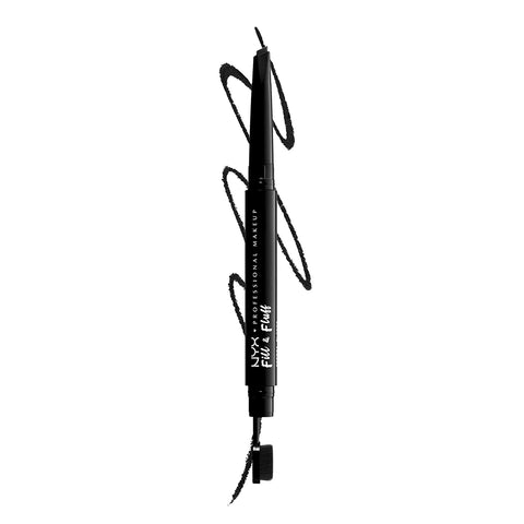 NYX PROFESSIONAL MAKEUP Fill & Fluff Eyebrow Pomade Pencil, Ash Brown