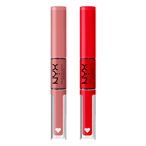 NYX PROFESSIONAL MAKEUP Shine Loud, Long-Lasting Liquid Lipstick with Clear Lip Gloss - Make It Work (Cool-Toned Plum)