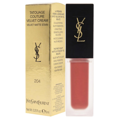 Yves Saint Laurent Tatouage Couture Velvet Matte Cream - 204 Beige Underground Lipstick Women 0.20 Oz