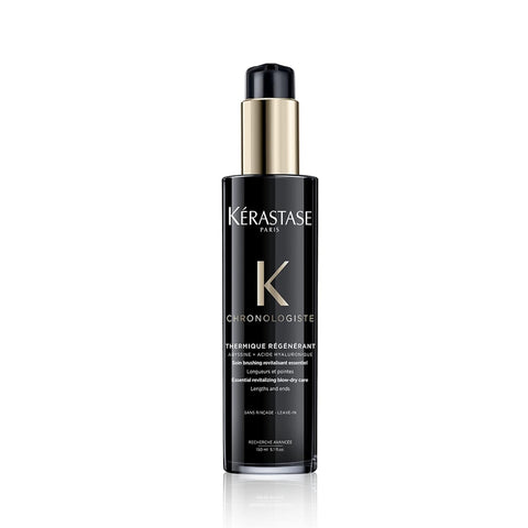 Kerastase Chronologiste Thermique Régénérant Hair Serum | Heat Protectant | Prevents Breakage, Controls Frizz & Protects against Humidity | with Argan Oil | for Dry, Fine & Brittle Hair | 5.1 Fl Oz