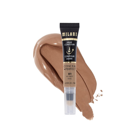 Milani Conceal + Perfect Undereye Brightener for Treating Dark Circles, Face Lift Collection - Rose