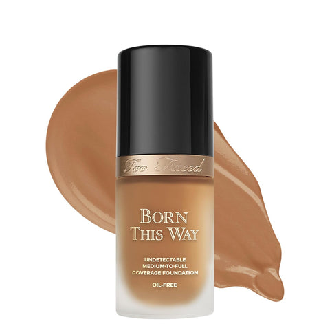 Too Faced Born This Way Natural Finish Longwear Liquid Foundation, 1.01 Fl. Oz.