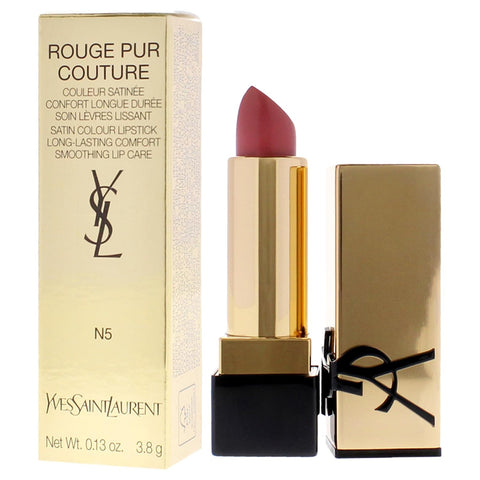 Yves Saint Laurent Rouge Pur Couture Satin Lipstick - N5 Tribute Nude for Women - 0.13 Oz Lipstick