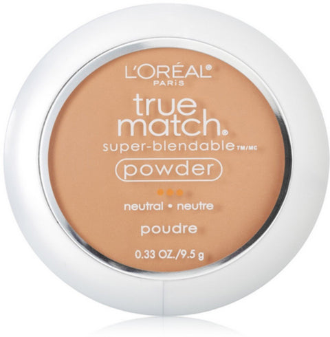 True Match Super Blendable Oil Free Foundation Powder, W2 Light, 0.33 Oz, Packaging May Vary