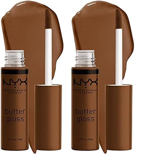 NYX PROFESSIONAL MAKEUP Butter Gloss, Non-Sticky Lip Gloss - Madeleine (Mid-Tone Nude)