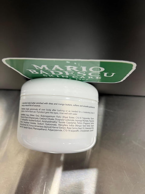 Mario Badescu Coconut Body Butter for All Skin Types | Body Moisturizer for Smooth and Radiant Skin | Formulated with Shea Butter