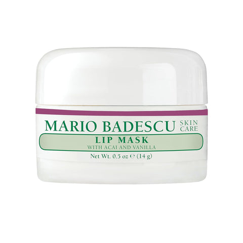 Mario Badescu Lip Mask, Overnight Lip Treatment Enriched with Skin Softening Coconut Oil and Hydrating Shea Butter