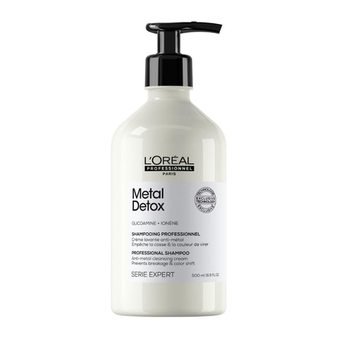 L’Oreal Professionnel Metal Detox Shampoo | Hard Water Chelating Shampoo | Removes Metal Build up | Protect Color & Add Shine | Paraben & Sulfate Free | for Damaged Hair | for All Hair Types