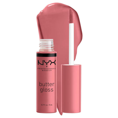 NYX PROFESSIONAL MAKEUP Butter Gloss, Non-Sticky Lip Gloss - Tiramisu (Brown)