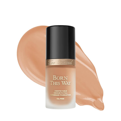 Too Faced Born This Way Natural Finish Longwear Liquid Foundation, 1.01 Fl. Oz.