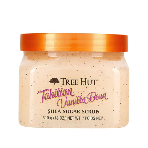 Tree Hut Vanilla Shea Sugar Exfoliating & Hydrating Body Scrub, 18 Oz