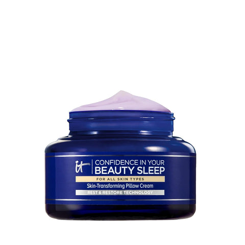 IT Cosmetics Confidence in Your Beauty Sleep Night Cream - Visibly Improves Fine Lines, Wrinkles, Dryness, Dullness & Loss of Firmness - with Hyaluronic Acid