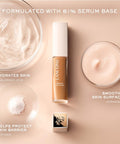 Lancôme Teint Idole Ultra Wear Care & Glow Serum Concealer - Medium Buildable Coverage & Natural Glow Finish - up to 24H Hydration