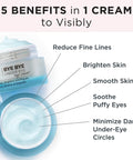 IT Cosmetics Bye Bye under Eye Eye Cream - Hydrating, Quick-Absorbing Formula - Smooths the Look of Fine Lines & Wrinkles, Visibly Brightens Dark Circles - with Hyaluronic Acid - 0.5 Fl Oz