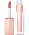 Maybelline Lifter Gloss, Hydrating Lip Gloss with Hyaluronic Acid, Ice, Pink Neutral, 0.18 Ounce