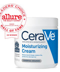 Cerave Moisturizing Cream | Body and Face Moisturizer for Dry Skin | Body Cream with Hyaluronic Acid and Ceramides | Daily Moisturizer | Oil-Free | Fragrance Free | Non-Comedogenic | 19 Ounce