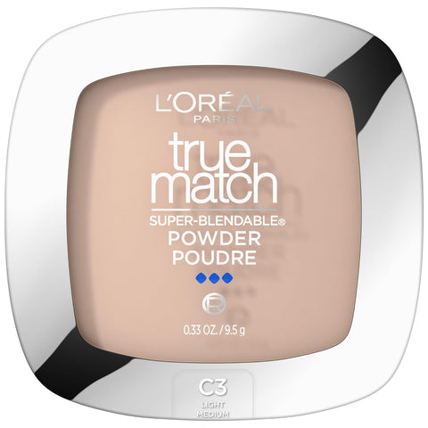 True Match Super Blendable Oil Free Foundation Powder, W2 Light, 0.33 Oz, Packaging May Vary