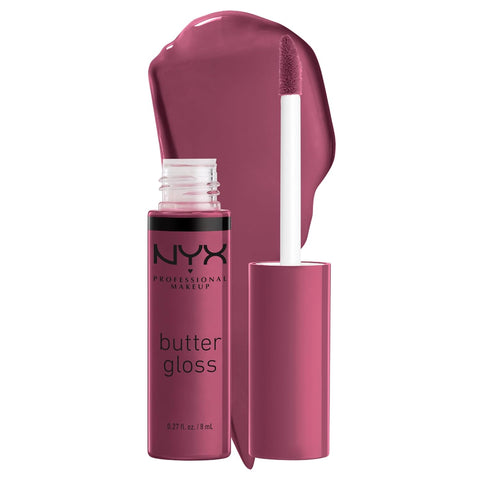 NYX PROFESSIONAL MAKEUP Butter Gloss, Non-Sticky Lip Gloss - Tiramisu (Brown)