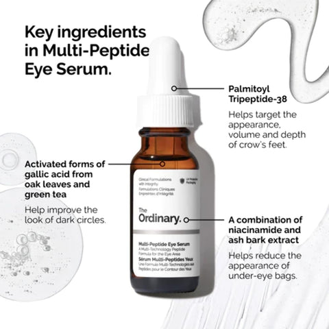 THE ORDINARY Multi-Peptide Eye Serum 0.5 Oz / 15 Ml 1 Fl Oz (Pack of 1)