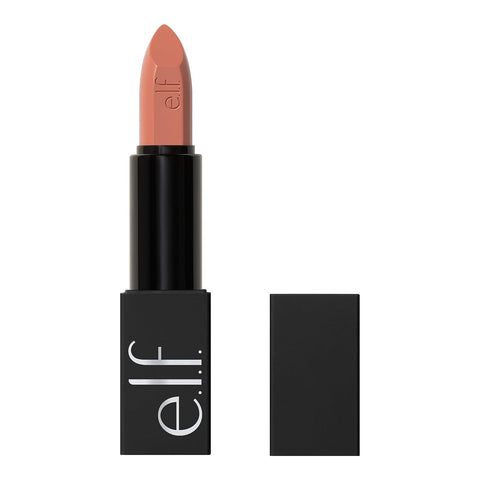 O Face Satin Lipstick, Richly Pigmented, Nourishing & Long-Lasting Creamy Lipstick, Infused with Jojoba, Vegan & Cruelty-Free, No Regrets