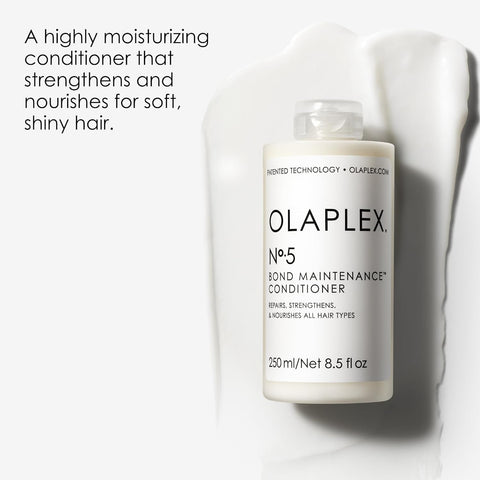 Olaplex No. 5 Bond Maintenance Conditioner, Repairs, Strengthens, & Nourishes All Hair Types, Leaving Hair Feeling Soft & Adds Shine, 8.5 Fl Oz