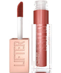 Maybelline Lifter Gloss, Hydrating Lip Gloss with Hyaluronic Acid, Ice, Pink Neutral, 0.18 Ounce