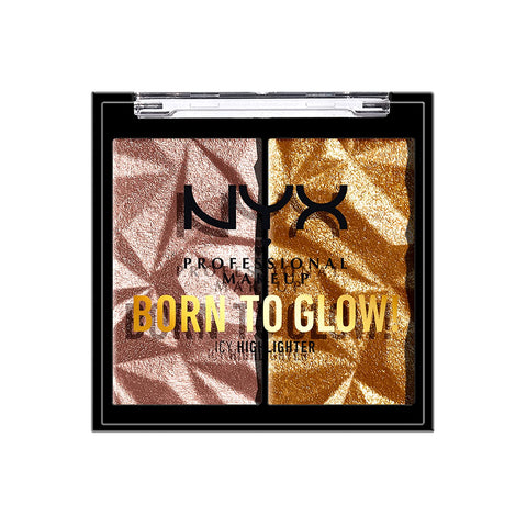 NYX PROFESSIONAL MAKEUP Born to Glow Icy Highlighter Duo - Platinum Status