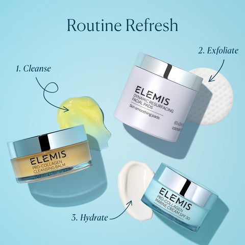 ELEMIS Pro-Collagen Cleansing Balm – 3-In-1 Facial Cleanser for All Skin Types, Daily Skincare to Soften, Deep Cleanse & Hydrate, Makeup Remover & Oil Cleanser for Face