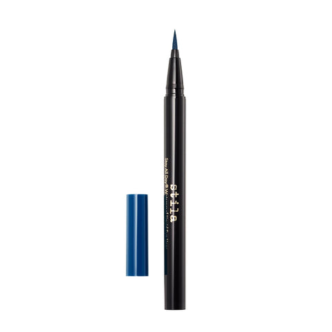 Stila Waterproof Liquid Eye Liner, Stay All Day Makeup with Fine Brush Tip Lasting Satin Finish, Smudge-Proof & Transfer-Resistant