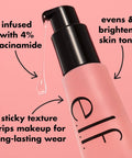 E.L.F. Power Grip Primer + 4% Niacinamide, Gel-Based & Hydrating Face Primer, Evens Skin & Brightens, Grips Makeup, Vegan & Cruelty-Free, 0.8 Fl Oz