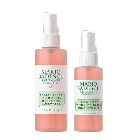 Mario Badescu Facial Spray with Aloe, Herbs and Rose Water for All Skin Types, Face Mist That Hydrates, Rejuvenates & Clarifies