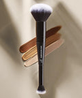 Complexion Duo Brush, Makeup Brush for Applying Foundation & Concealer, Creates an Airbrushed Finish, Made with Vegan, Cruelty-Free Bristles