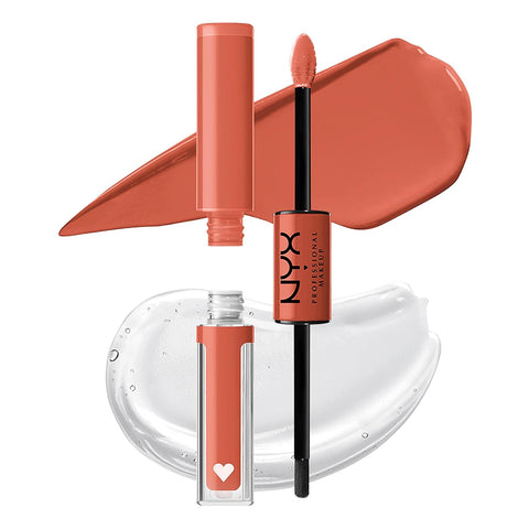 NYX PROFESSIONAL MAKEUP Shine Loud, Long-Lasting Liquid Lipstick with Clear Lip Gloss - Make It Work (Cool-Toned Plum)