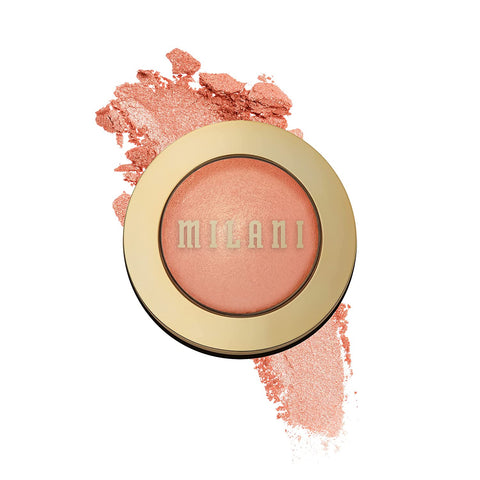 Milani Baked Blush - Corallina (0.12 Ounce) Cruelty-Free Powder Blush - Shape, Contour & Highlight Face for a Shimmery or Matte Finish