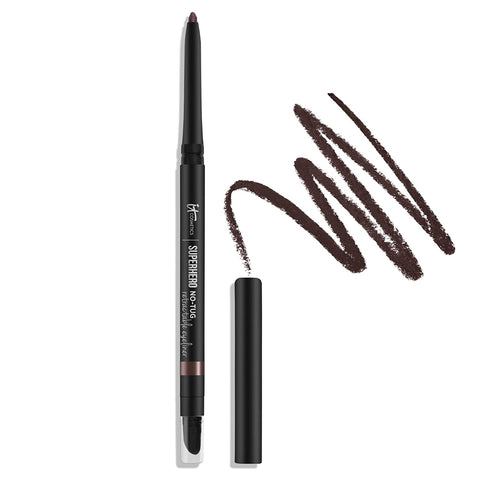 IT Cosmetics Superhero No-Tug Retractable Eyeliner - All-Day Wear, Waterproof Formula Won’T Smudge - with Avocado Oil, Chamomile Extract, Vitamin E & Carnauba Wax - 0.008 Oz