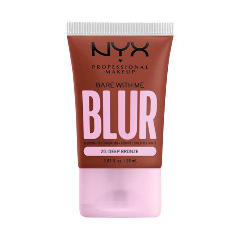 NYX PROFESSIONAL MAKEUP Bare with Me Blur Skin Tint Foundation Make up with Matcha, Glycerin & Niacinamide - Light Neutral