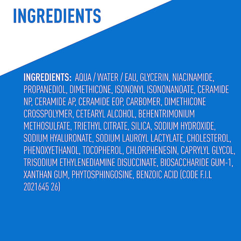 Cerave Ultra-Light Moisturizing Gel | Hydrating Gel Face Moisturizer with Ceramides, Niacinamide, Hyaluronic Acid | Fragrance Free | Oil-Free | Weightless Mattifying Moisturizer | 1.75 FL Oz