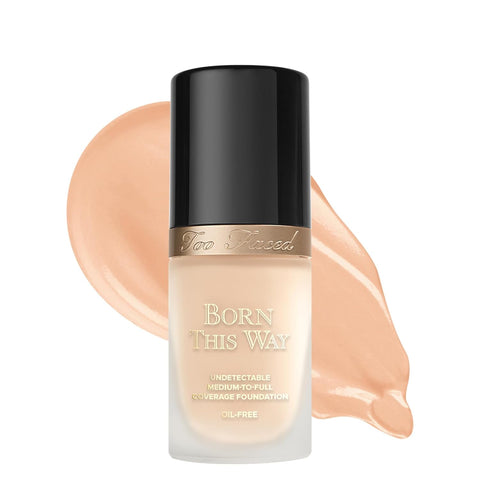 Too Faced Born This Way Natural Finish Longwear Liquid Foundation, 1.01 Fl. Oz.