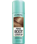 Hair Color Root Cover up Temporary Gray Concealer Spray Light Brown (Pack of 2) (Packaging May Vary)