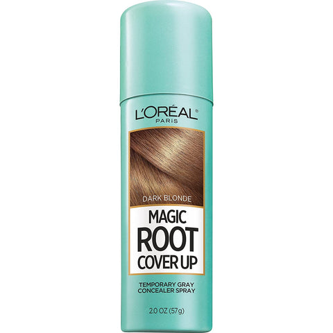 Hair Color Root Cover up Temporary Gray Concealer Spray Light Brown (Pack of 2) (Packaging May Vary)