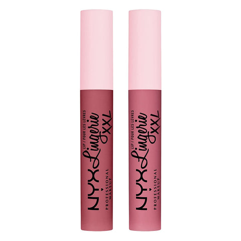 NYX PROFESSIONAL MAKEUP Lip Lingerie XXL Matte Liquid Lipstick - Strip'D down (Coral Beige)