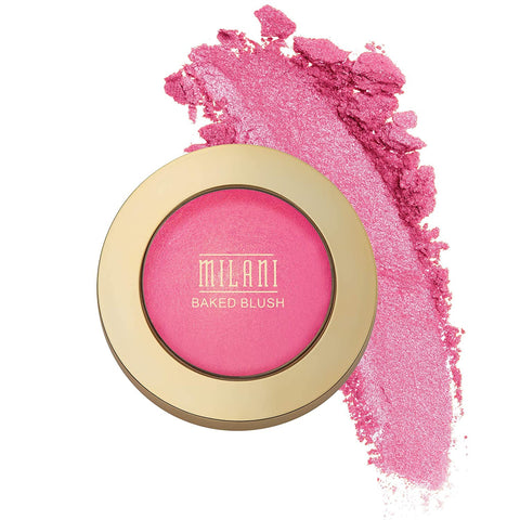 Milani Baked Blush - Corallina (0.12 Ounce) Cruelty-Free Powder Blush - Shape, Contour & Highlight Face for a Shimmery or Matte Finish